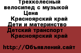 Трехколесный велосипед с музыкой  › Цена ­ 900 - Красноярский край Дети и материнство » Детский транспорт   . Красноярский край